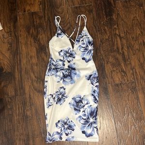 SOLD Blue and white dress